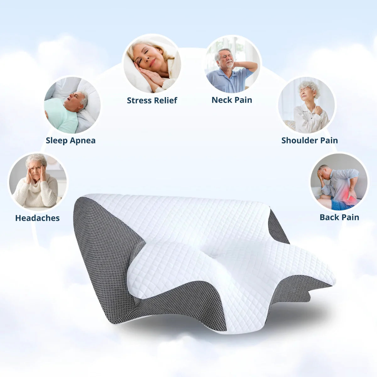 OXIMADE - PAIN RELIEF ERGONOMIC PILLOW