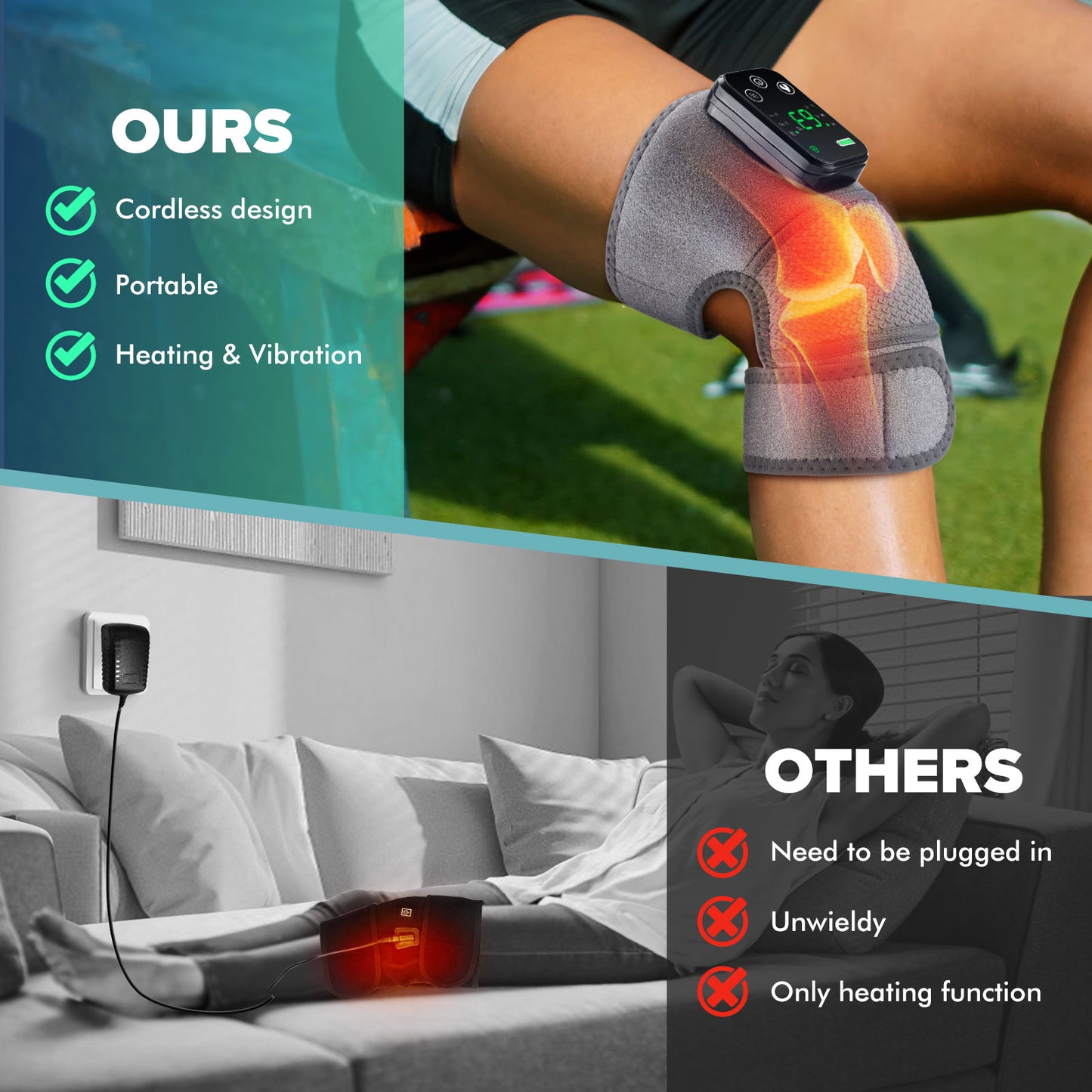 OxiKnee "Triple Method" Massager