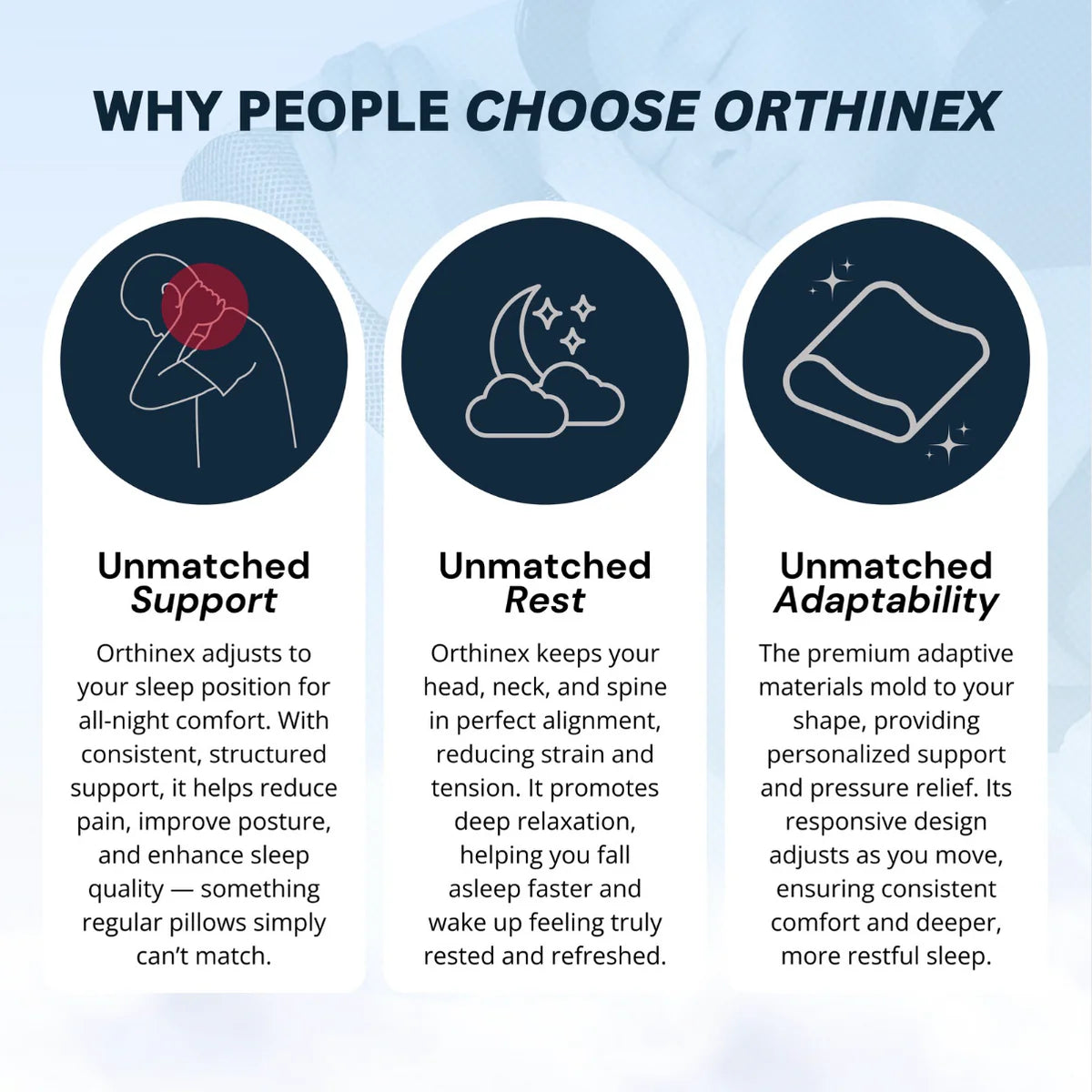 OXIMADE - PAIN RELIEF ERGONOMIC PILLOW